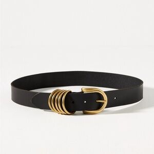 NWOT Anthropologie Multi Keeper Belt in Carbon S